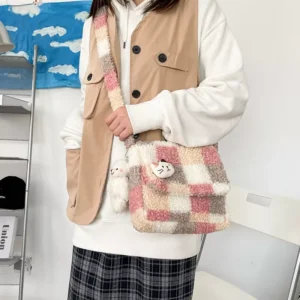 Plush Shoulder Bag Plush Shoulder Bag