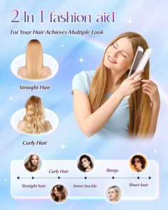 2 in 1 hair straightener and curler 2 in 1 hair straightener and curler